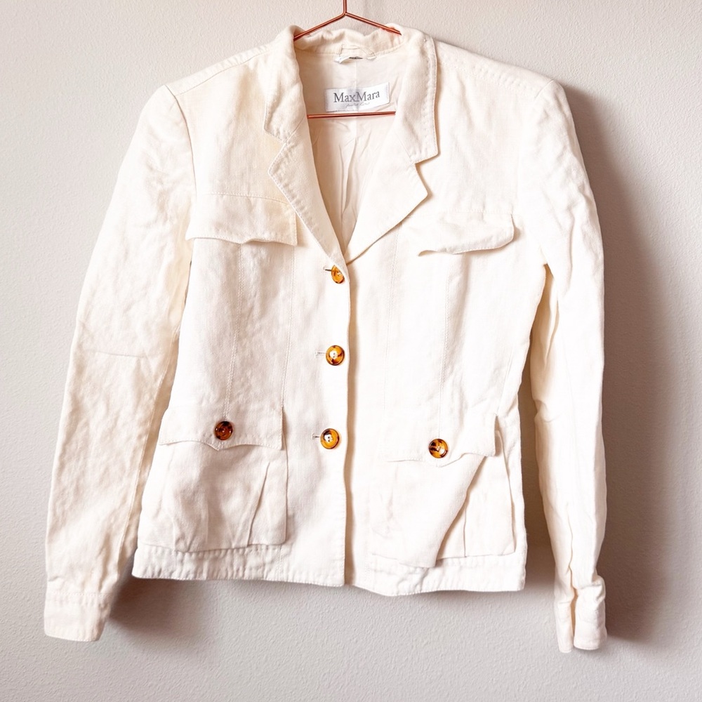 Max Mara beautiful Linen Jacket lined